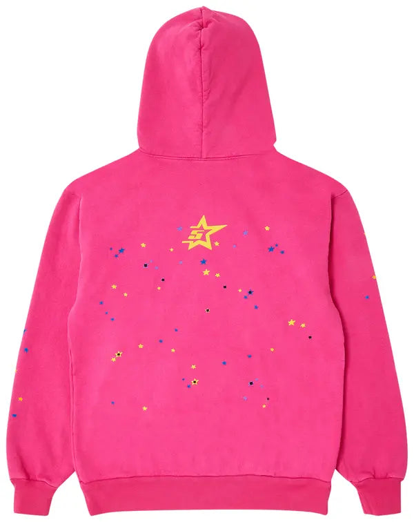 Sp5der P*nk V2 Hoodie -Pink-