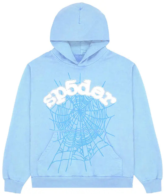 Sp5der Web Hoodie -Sky Blue-