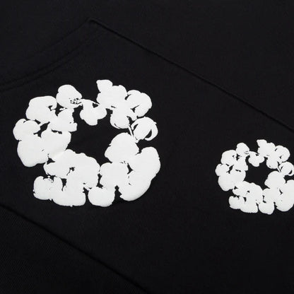 Denim Tears The Cotton Wreath Sweatshirt -Black-