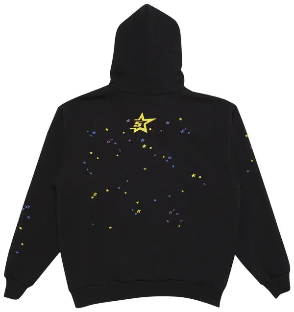 Sp5der P*nk Hoodie -Black-