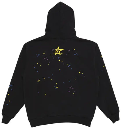 Sp5der P*nk Hoodie -Black-